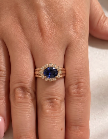 Anillo zafiro