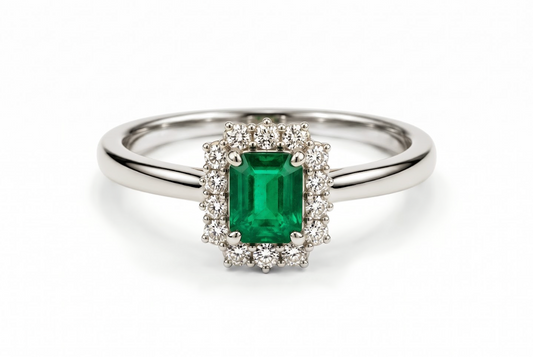 Anillo esmeraldas