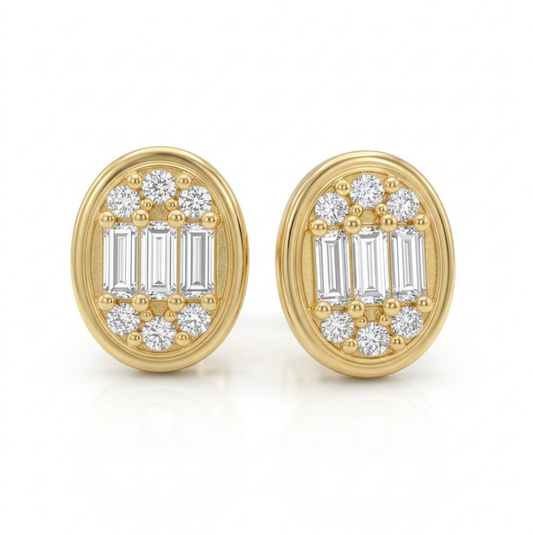 Aretes diamantes
