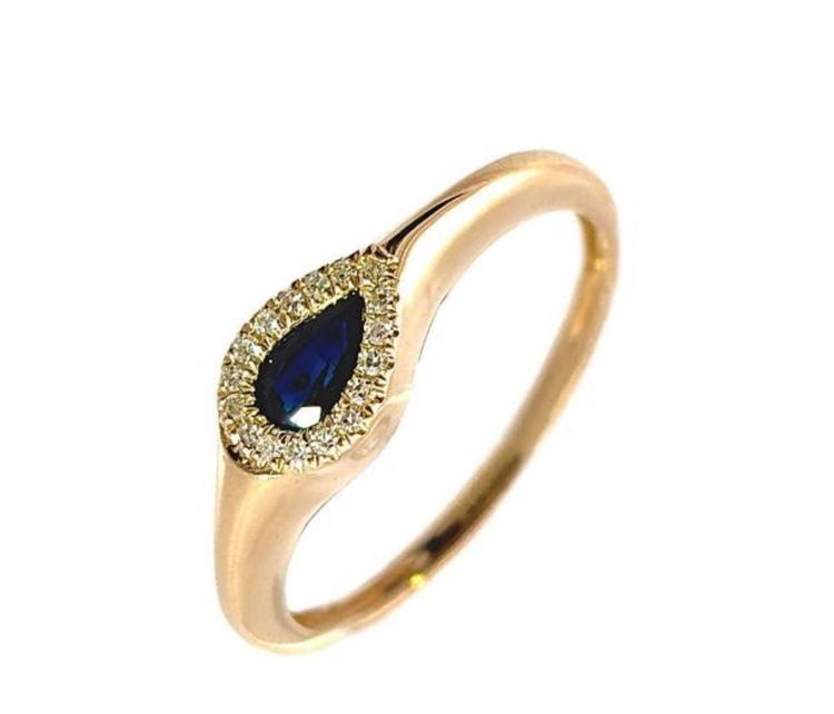 Anillo zafiro