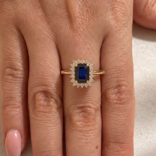 Anillo zafiro