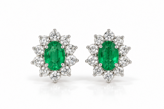Aretes esmeralda