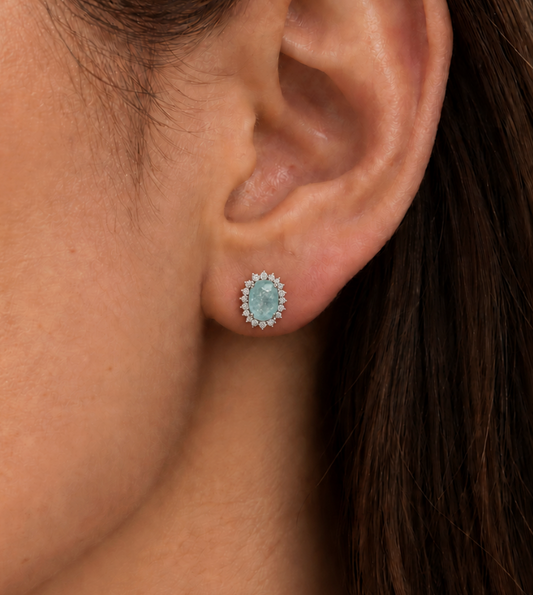 Aretes turmalina