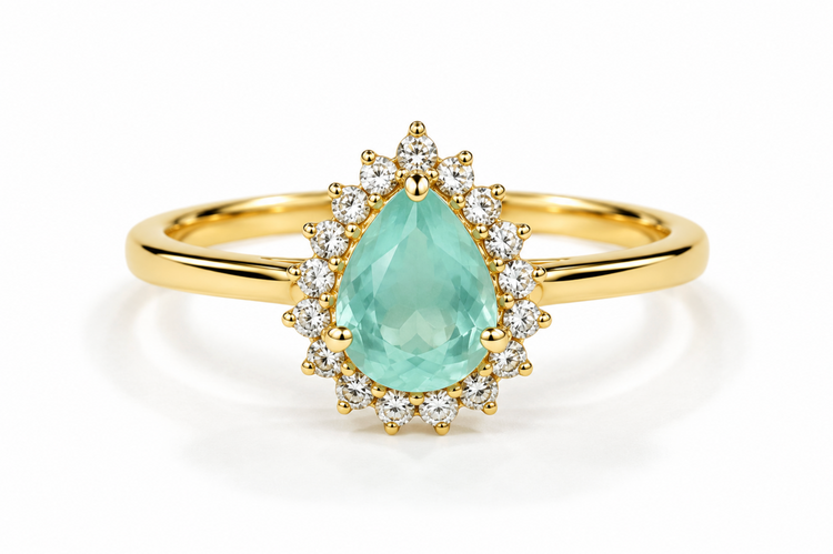 Anillo Turmalina Paraiba