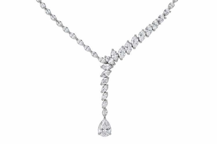 Tennis Necklace Diamantes 28 Ct