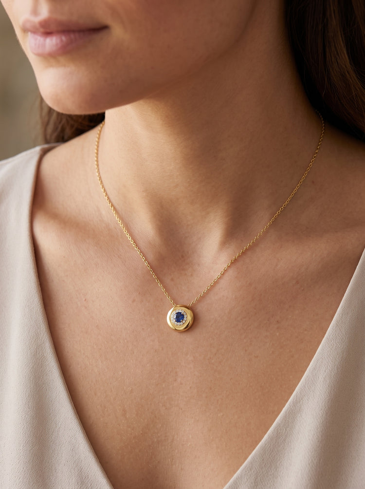 Collar Dije Zafiro