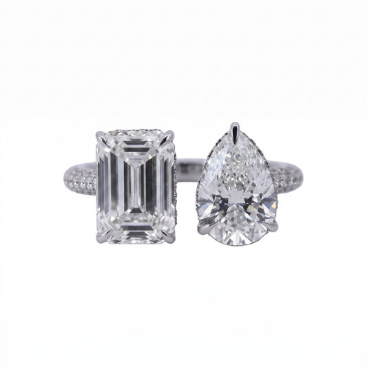 Anillo Toi et Moi Diamantes