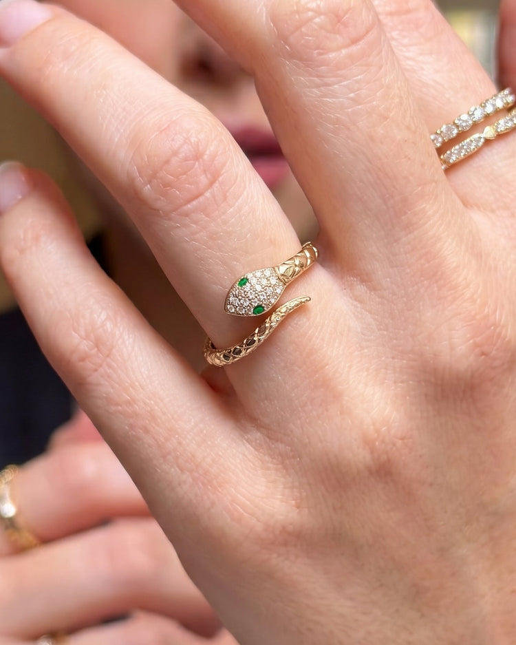 Anillo Serpiente Twist