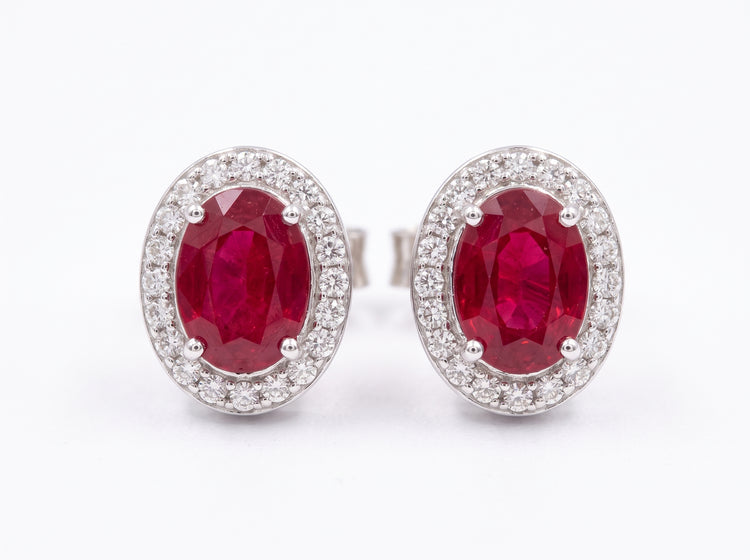 Aretes Rubí