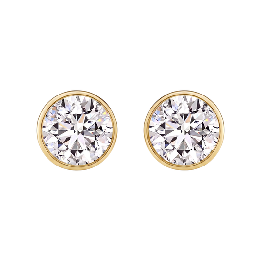 Studs Bisel 2 ctw