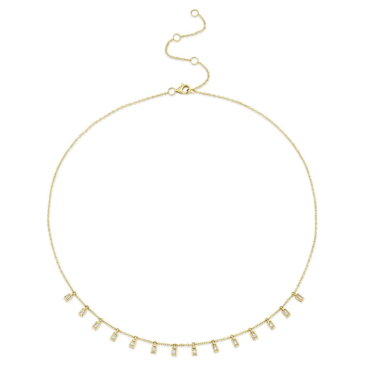 Collar Diamantes Colgantes