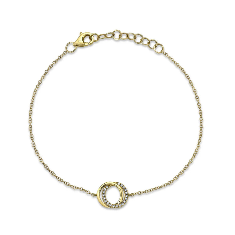 Pulsera Círculo Diamantes