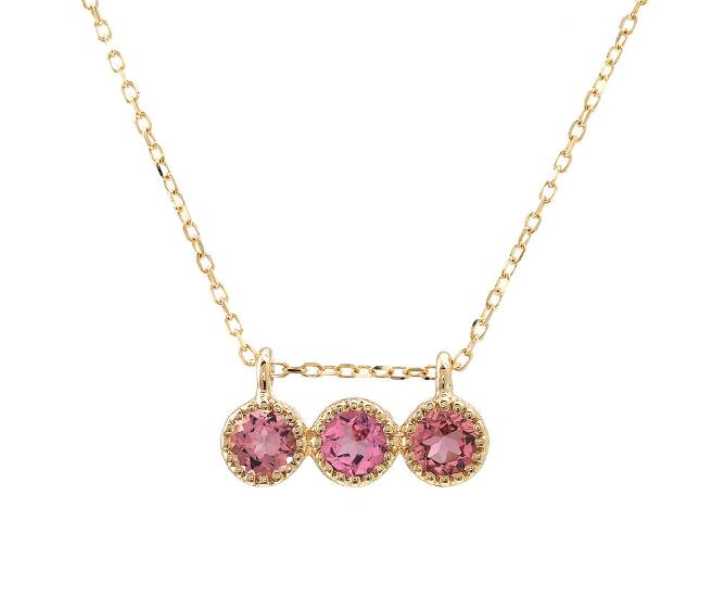 Collar Turmalina Rosa