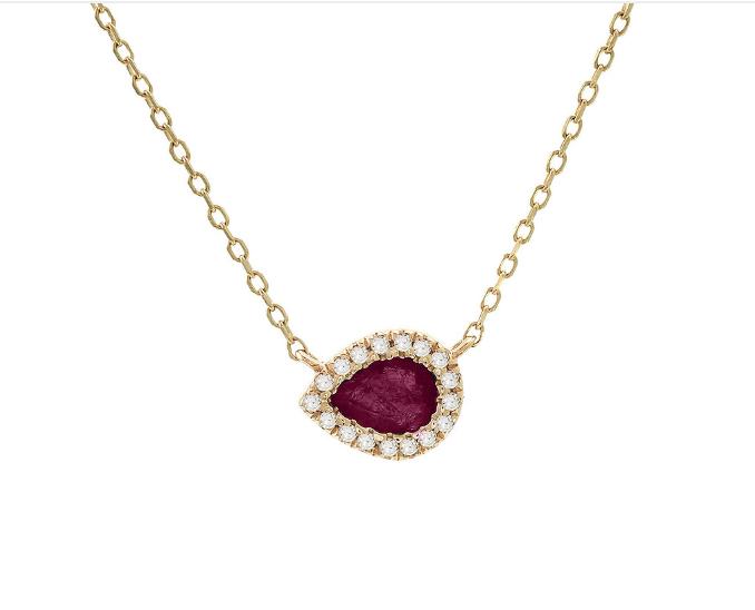 Collar Rubí Pear