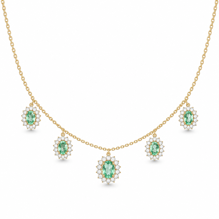 Collar Esmeralda Lab