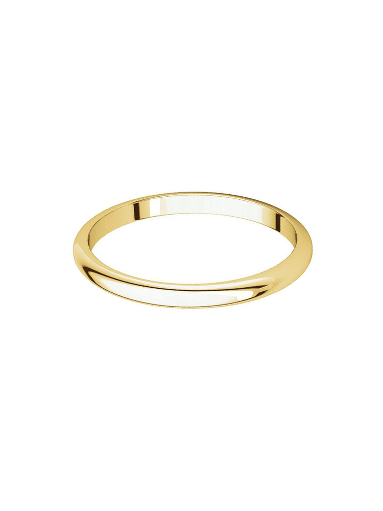 Argolla matrimonial Clásica redondeada 2mm