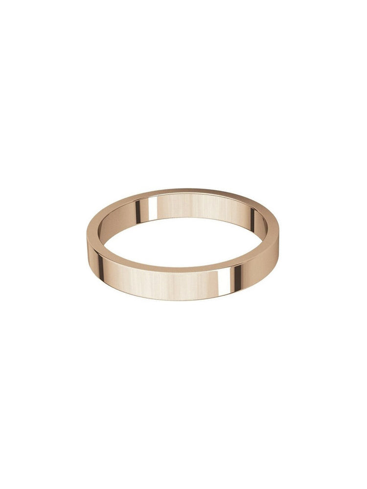 Classic flat 3mm double ring