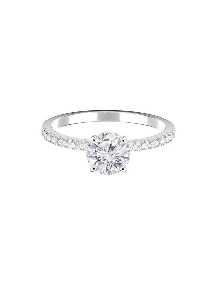 Montura estilo pavé con diamantes 0.05 ct