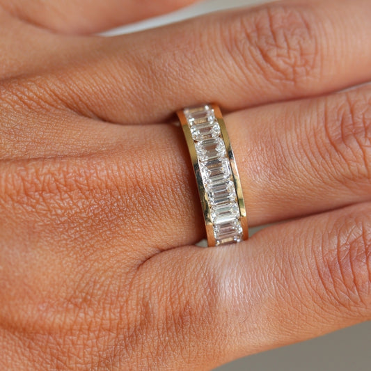 Anillo eternity diamantes