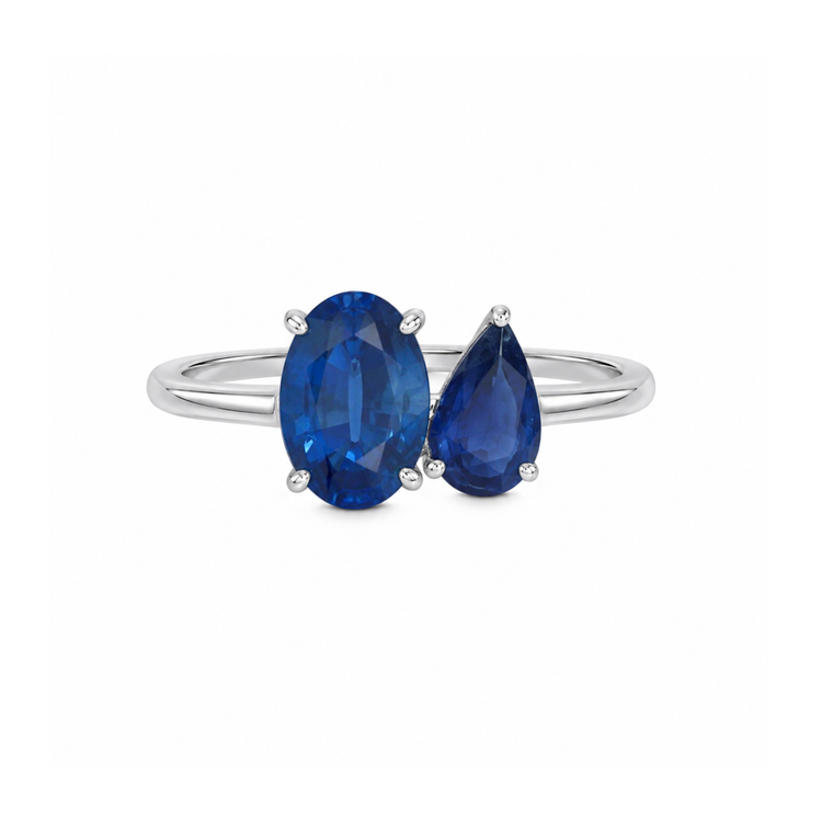 Toi et Moi Sapphire Ring