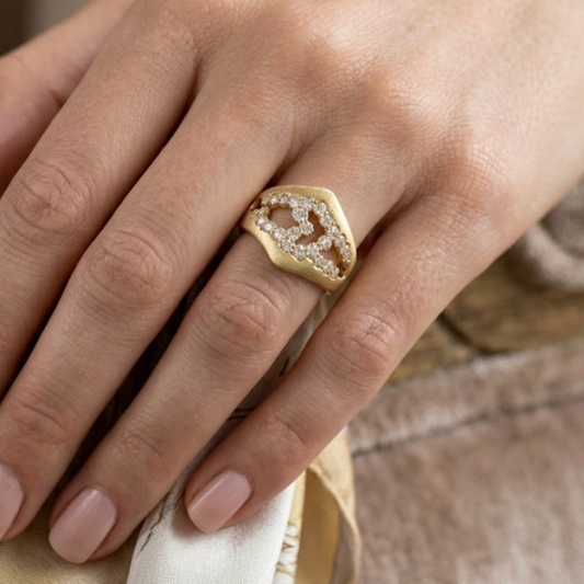 Anillo Diamantes