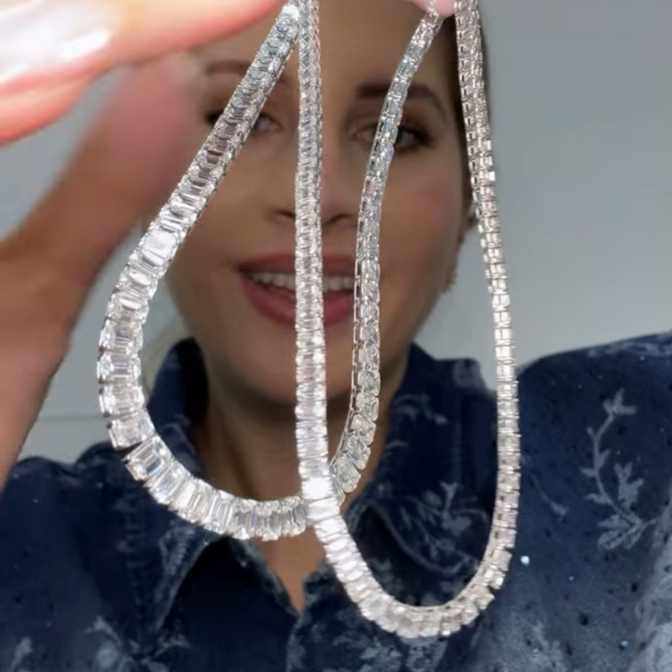 Tennis Necklace Ovales