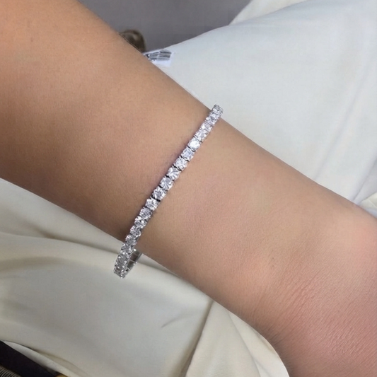 Tennis Bracelet de Diamantes