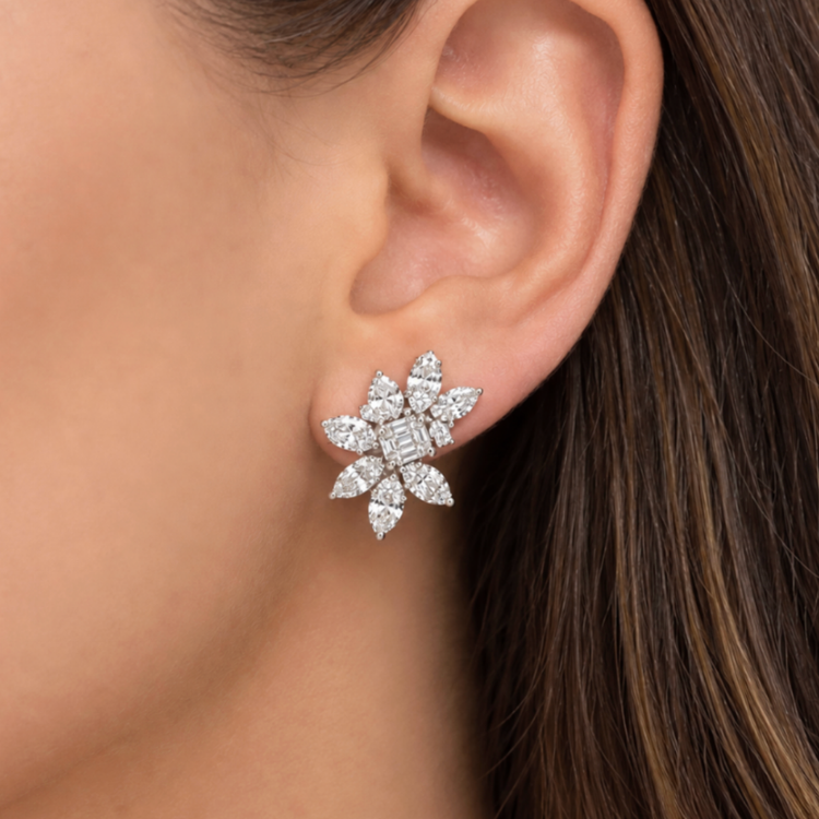 Aretes Cluster Diamantes