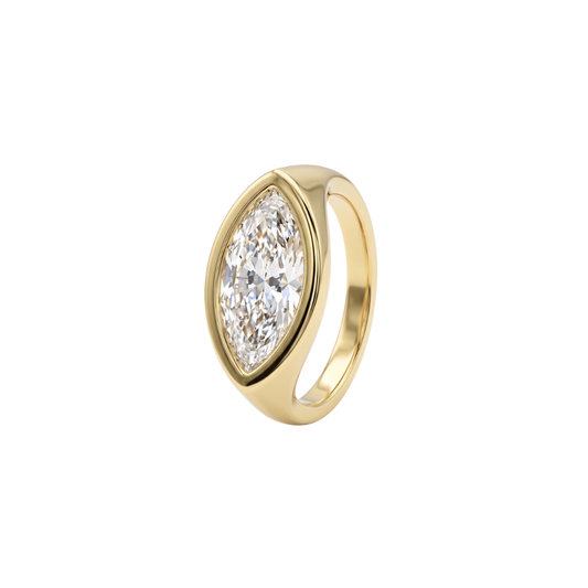 Pinky Ring Marquise Chunky