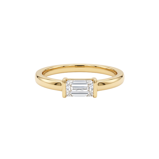 Pinky Ring Baguette East West
