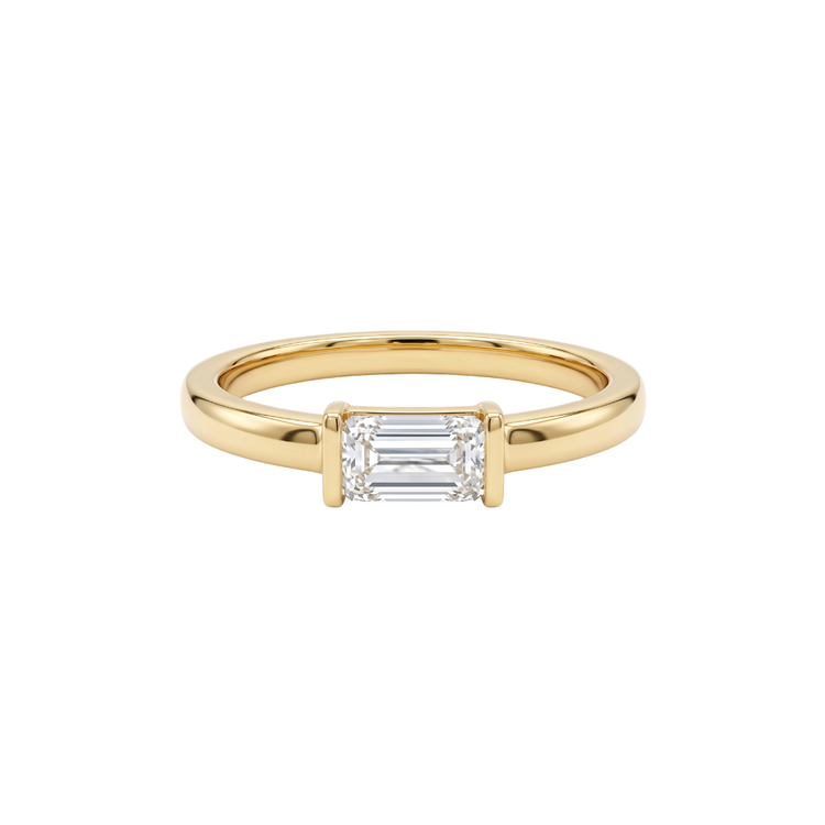 Pinky Ring Baguette East West
