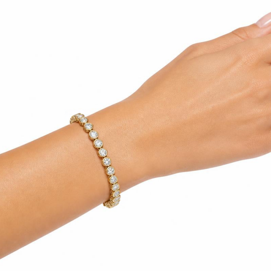 Tennis Bracelet Rounds Bisel