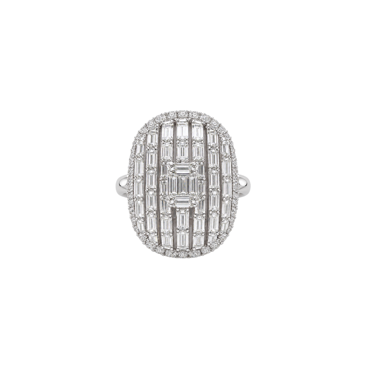 Anillo Diamantes Bagguettes