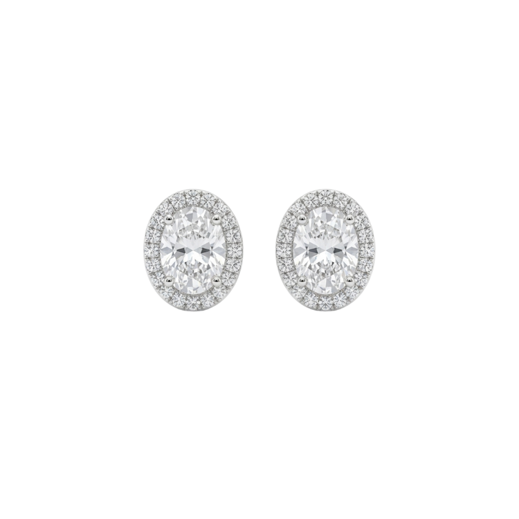Studs Oval con Halo