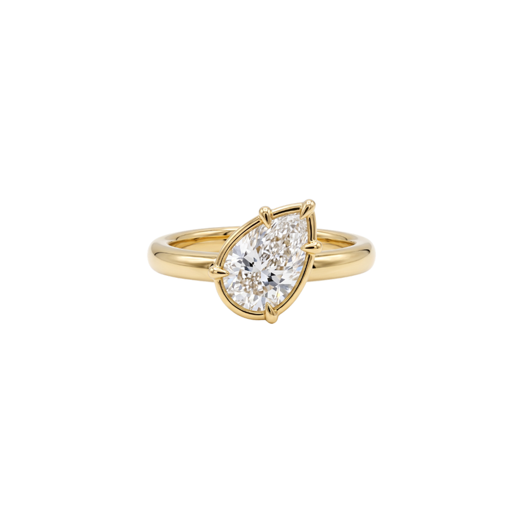 Pinky Ring Pear Inclinado