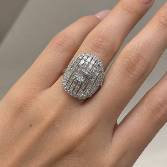 Anillo Diamantes Bagguettes