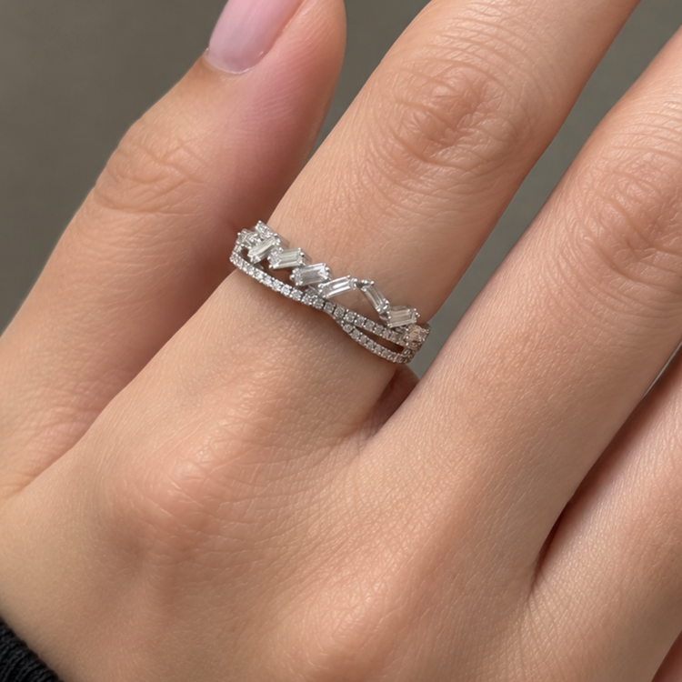 Anillo Diamantes
