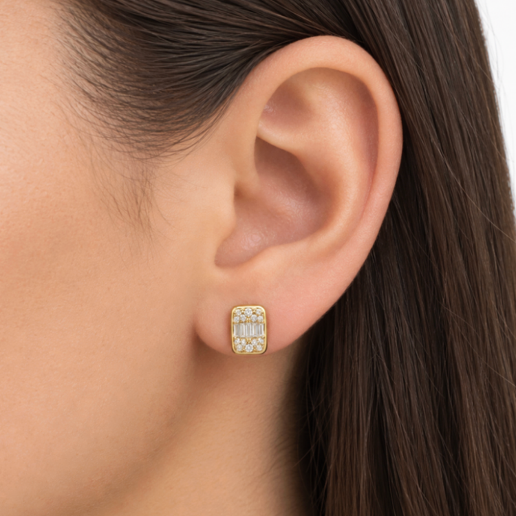 Aretes Diamantes