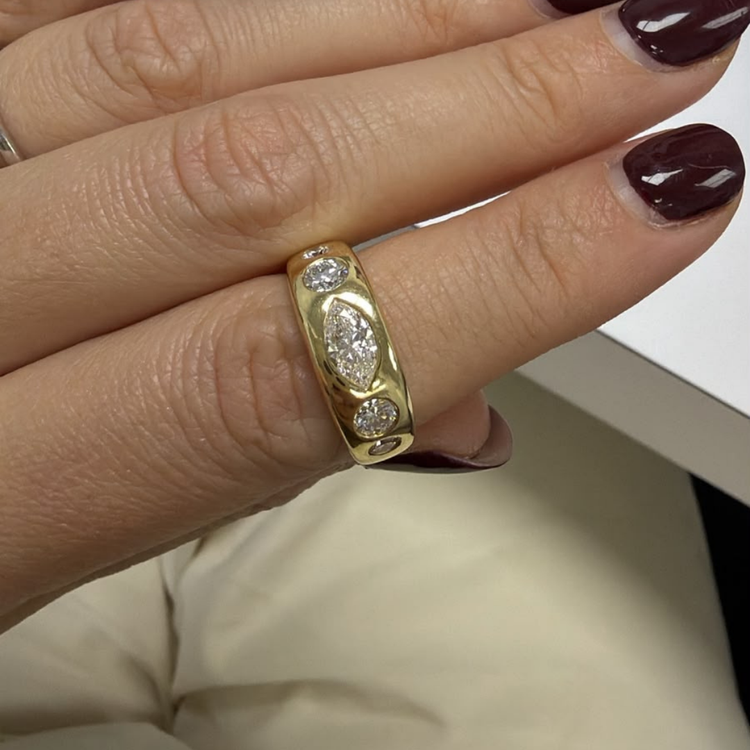Anillo Fancy Shapes Incrustados
