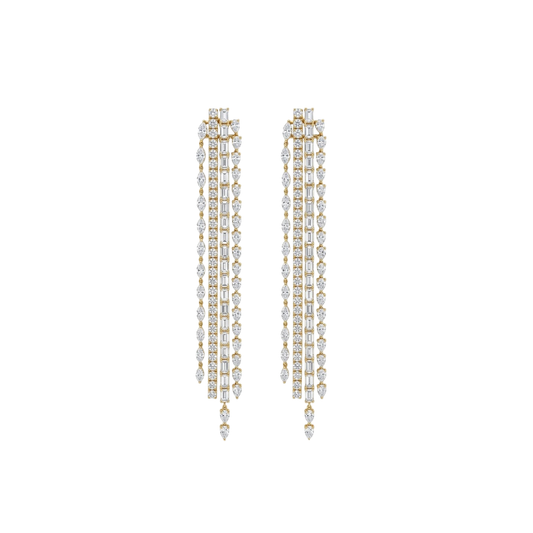 Four Row Earrings
