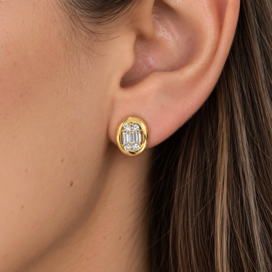 Aretes Diamantes