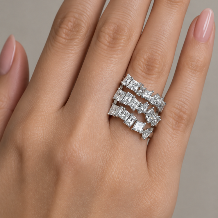 Anillo Diamantes Fancy Shapes