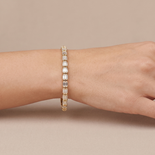 Barrel Bracelet Emeralds