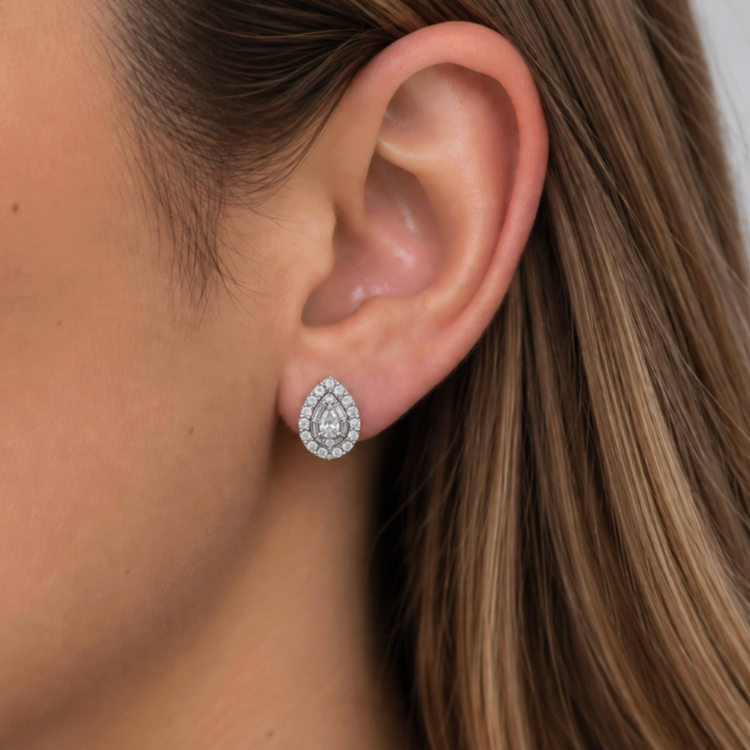 Aretes Diamantes