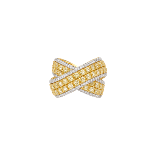 Anillo Fancy Yellow Diamantes