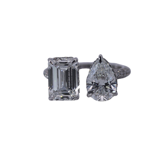 Anillo Toi et Moi Diamantes