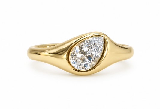 Anillo Diamante Pera