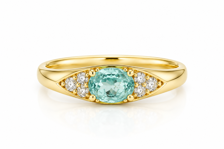Anillo Turmalina Paraíba