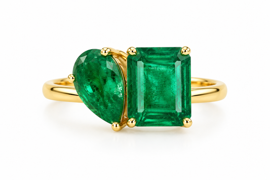 Anillo Esmeralda Toi et Moi