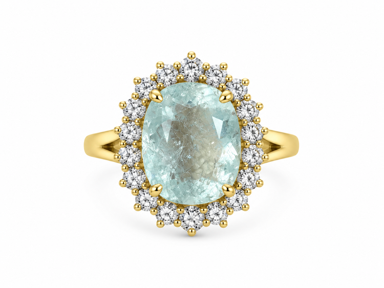 Anillo Paraiba Diamantes